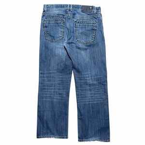 Mens T.K. Axel By Buckle Medium Wash Straight Leg Denim Jeans Size 32x30